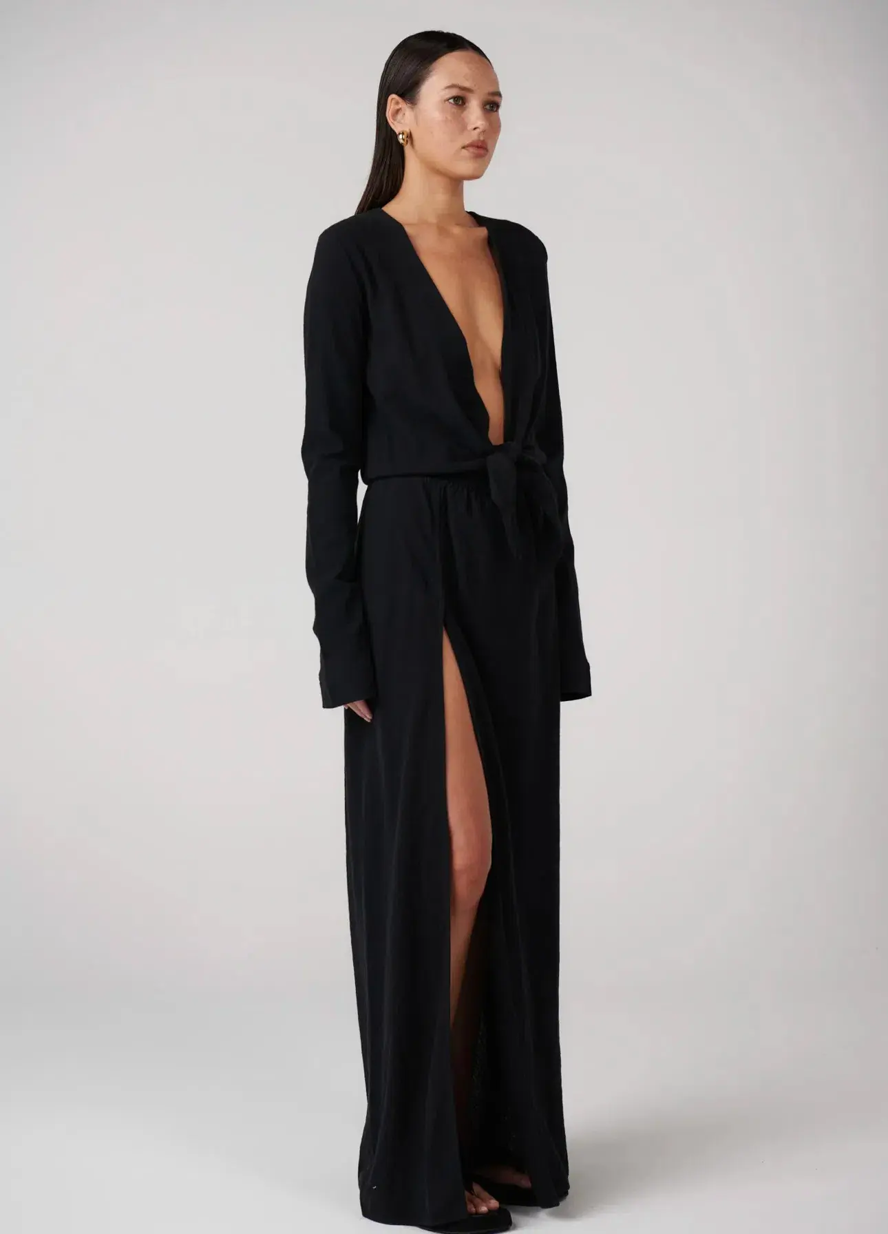 Bayse Rayna Maxi Dress Black Size 10 - Image 2