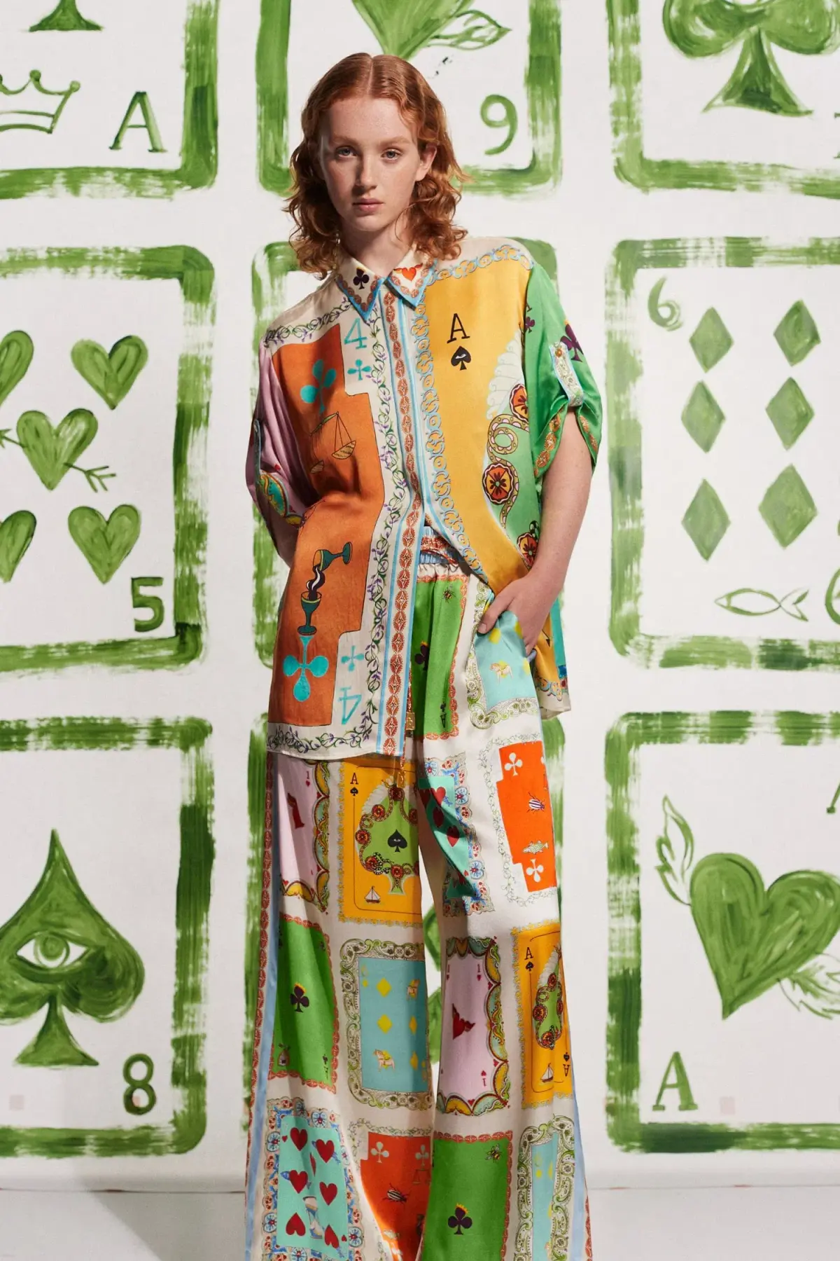 Alemais Rummy Shirt and Pant Set Multi Size AU 8  - Image 2