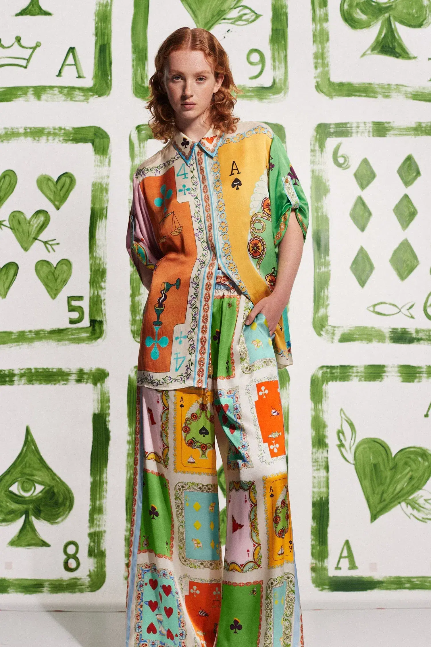 Alemais Rummy Shirt and Pant Set Multi Size AU 8  - Image 2