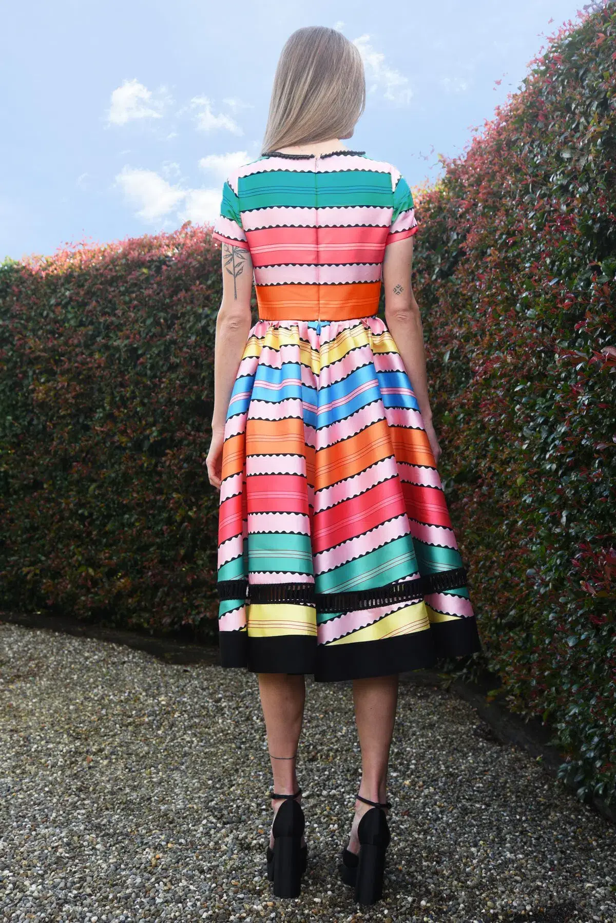 Trelise Cooper This Dress Is Mine Midi Dress Multi Size 12 - Image 3