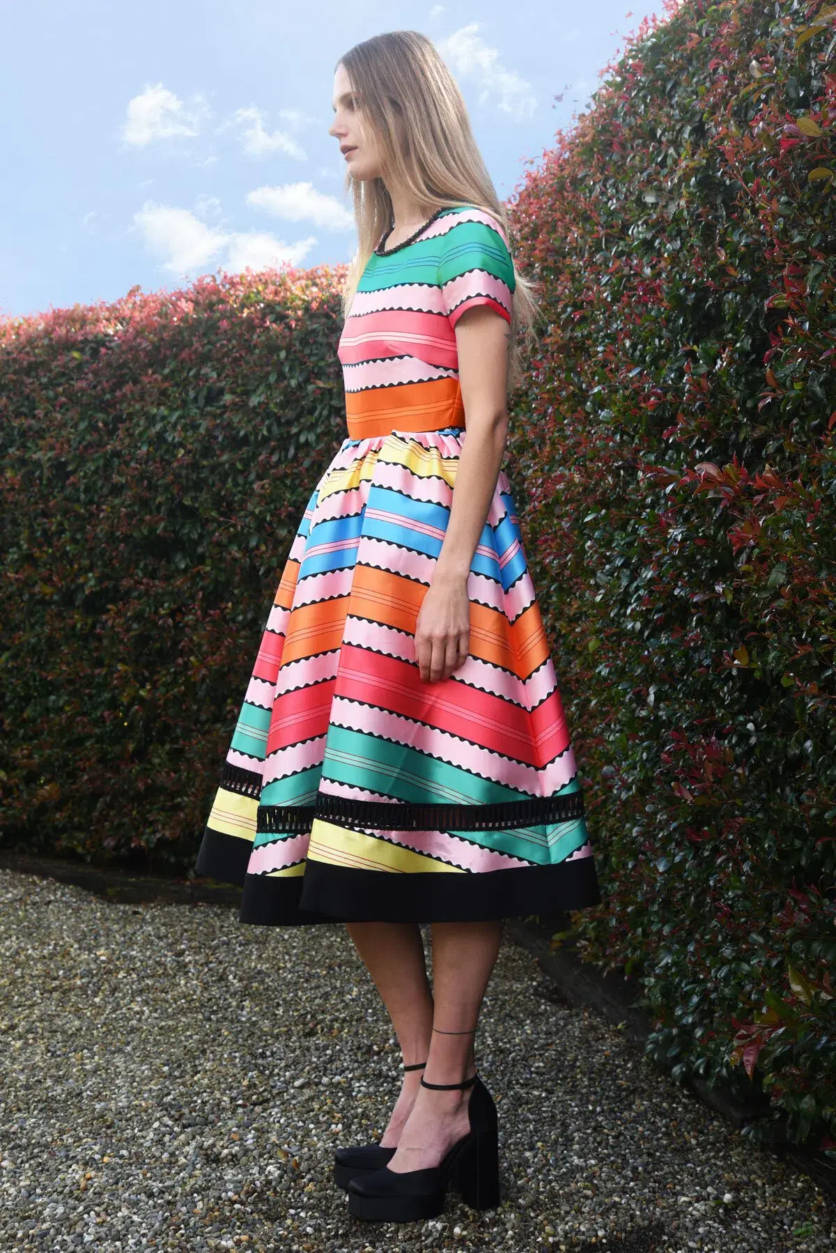 Trelise Cooper This Dress Is Mine Midi Dress Multi Size 12 - Image 2