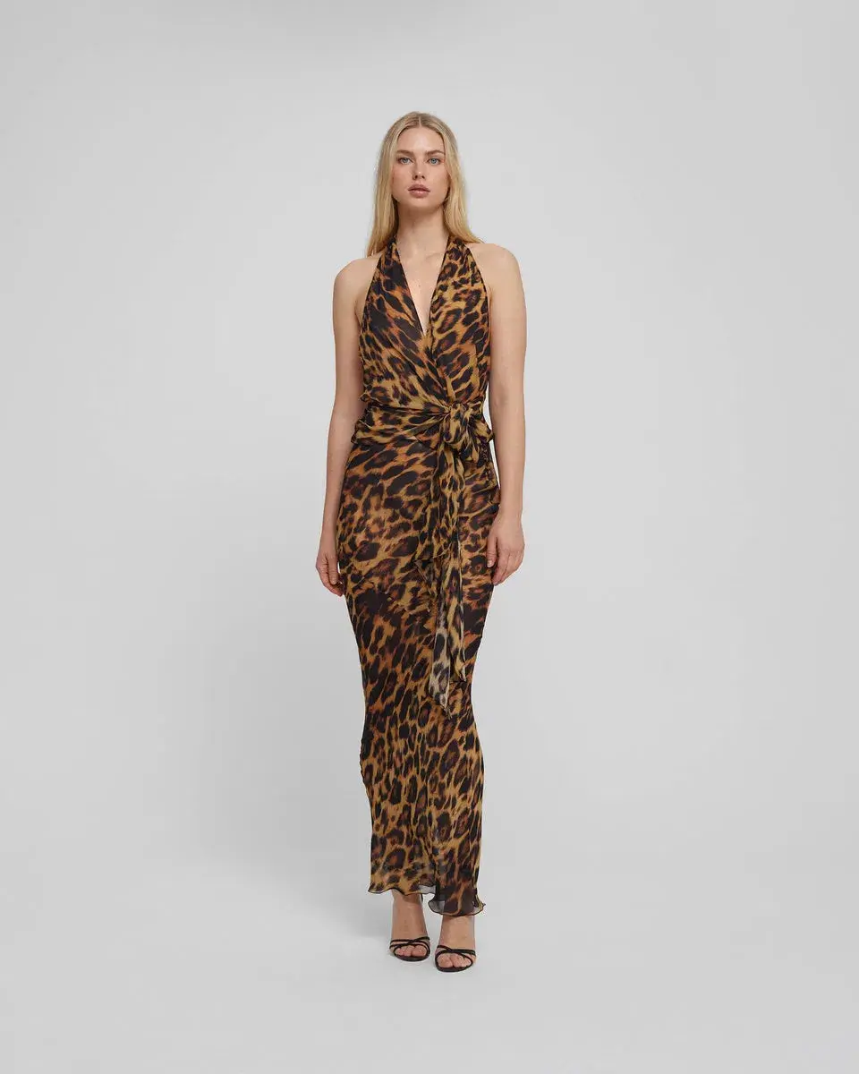 Rat & Boa Monique Set Leopard Print Size 8 - Image 1