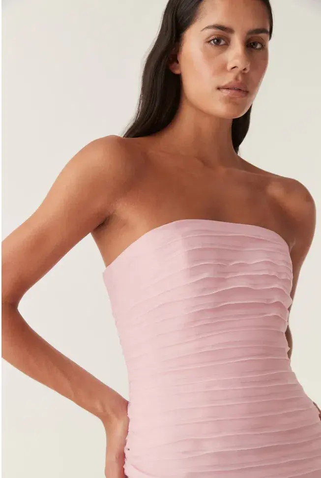 Aje Soundscape Maxi Dress Pink Size 6 - Image 4
