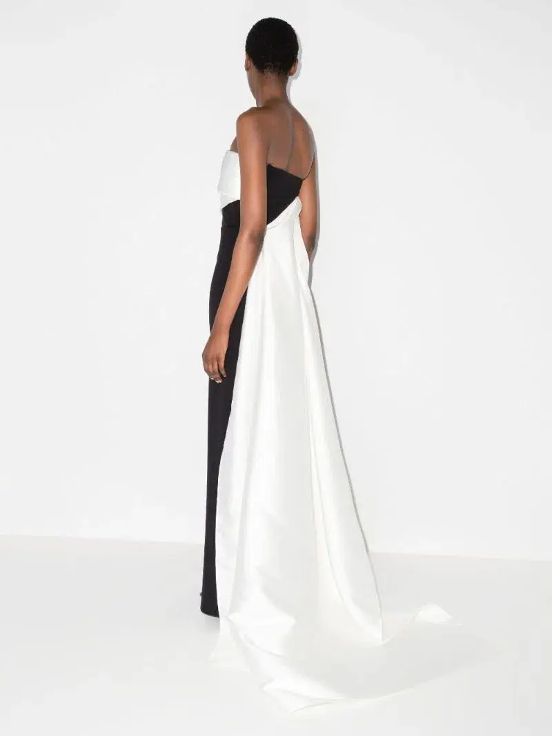 Solace London Kinsley Maxi Dress in Black & White Size XXL / AU 16 - Image 2