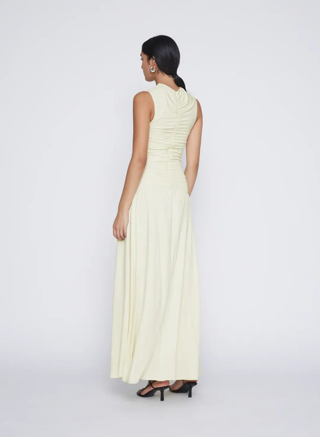 Anna Quan Fleur Midi Dress in Vanilla Size 14 for rent on The Volte - main image