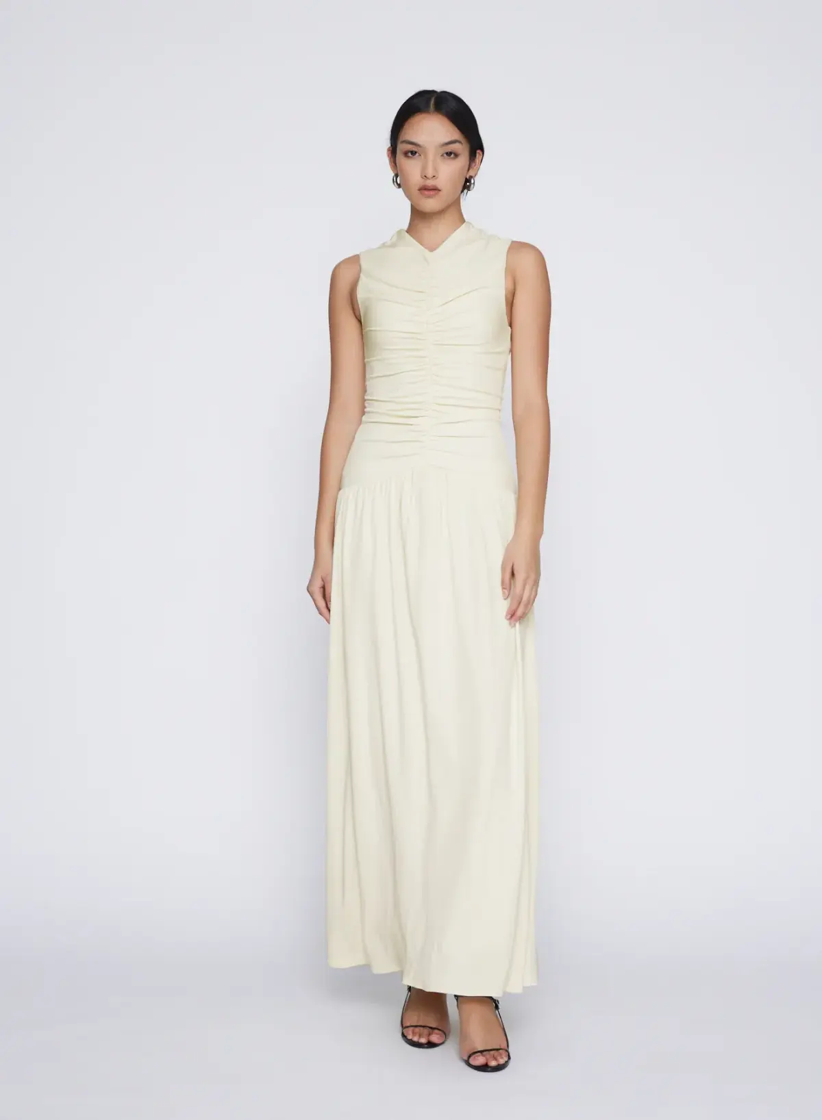 Anna Quan Fleur Midi Dress in Vanilla Size 14 - Image 1