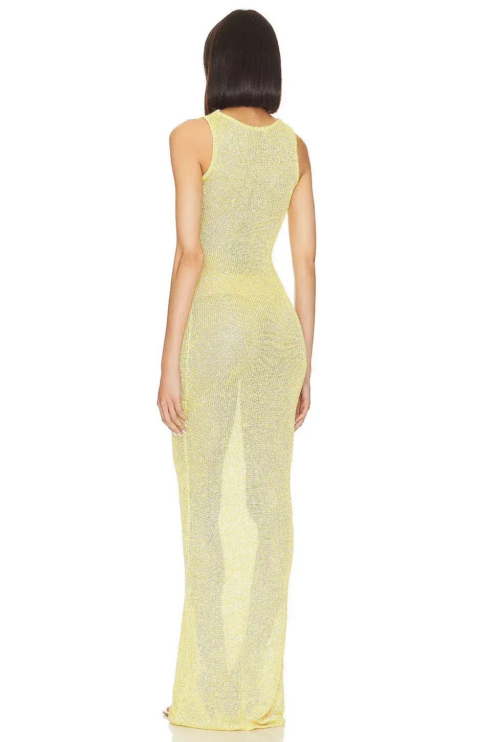 Asta Resort Natalia Dress in Chartreuse Sequin Size S / AU 8 - Image 2