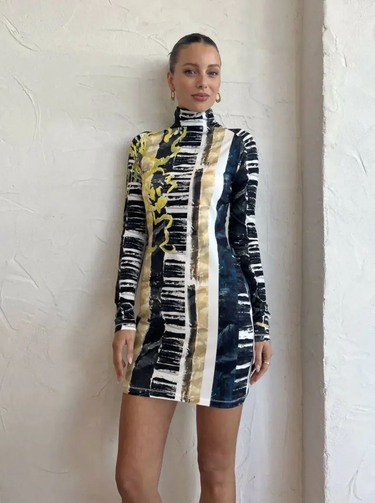 Camilla and Marc Jules Printed Mini Dress Size 10 - Image 2