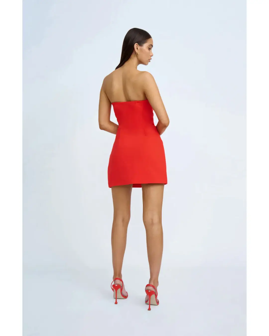 By Johnny Seraphina Dress Scarlet Red Size AU 6 for rent on The Volte - main image