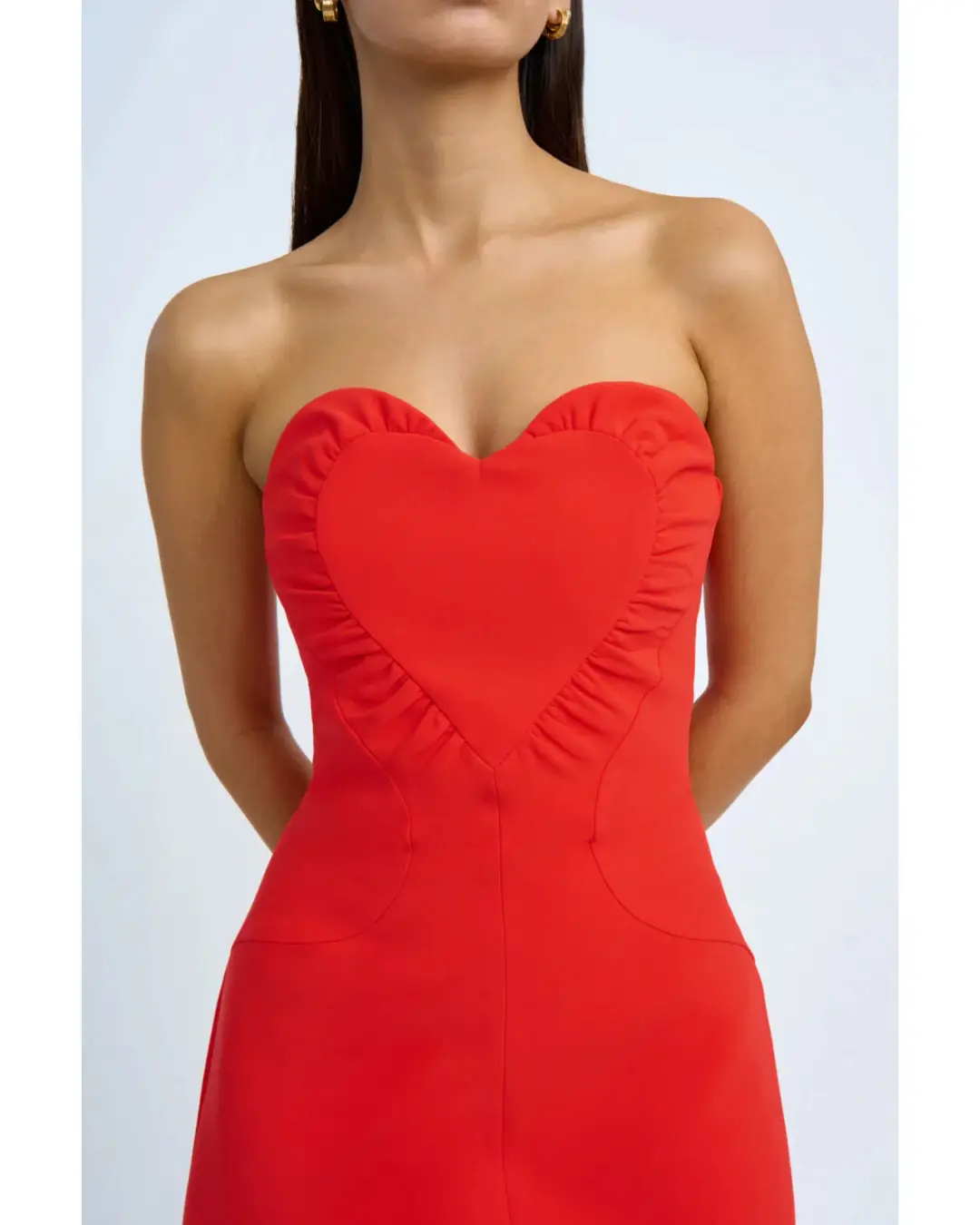 By Johnny Seraphina Dress Scarlet Red Size AU 6 for rent on The Volte - main image