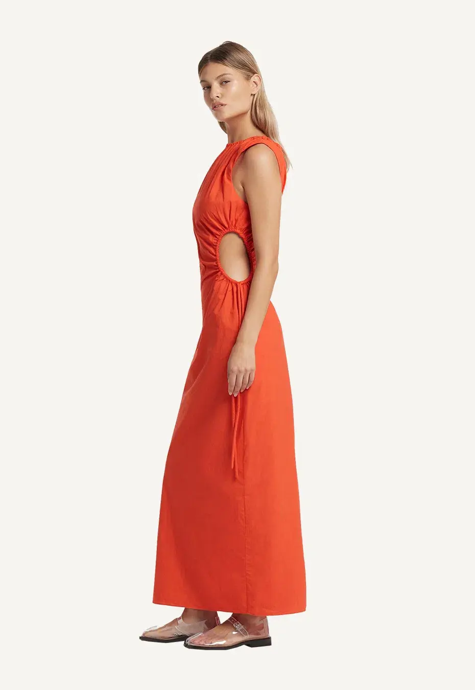 Sir The Label Anja Cut Out Dress Mandarin Size 8 - Image 3