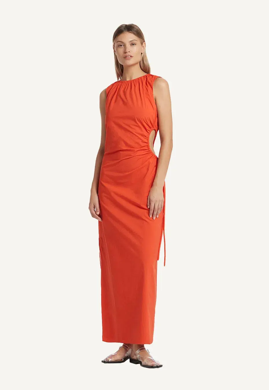 Sir The Label Anja Cut Out Dress Mandarin Size 8 - Image 1