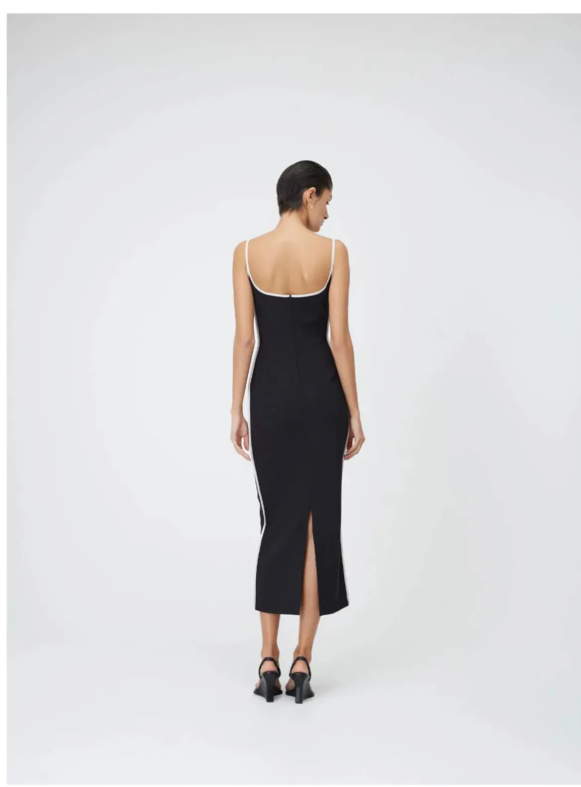 Paris Georgia Heart Dress Black/White Size 10  - Image 2