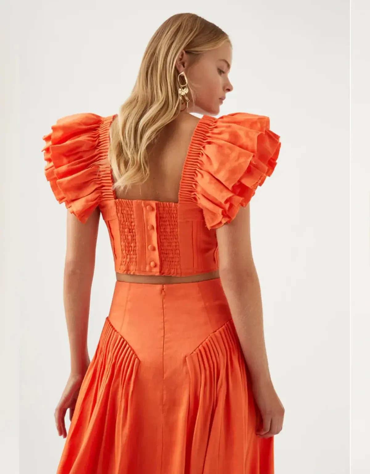 Aje Yves Set Orange Size 10 - Image 4