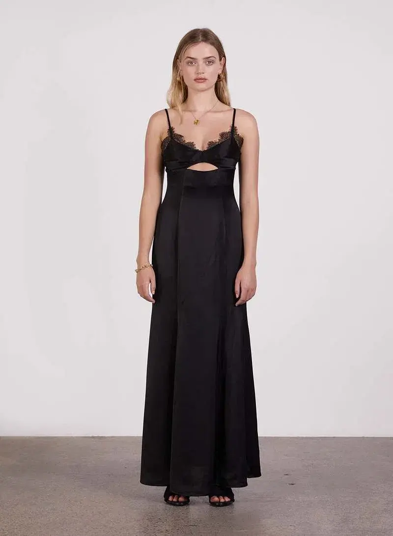 Anna Quan Elle Dress Black Size 10 - Image 1