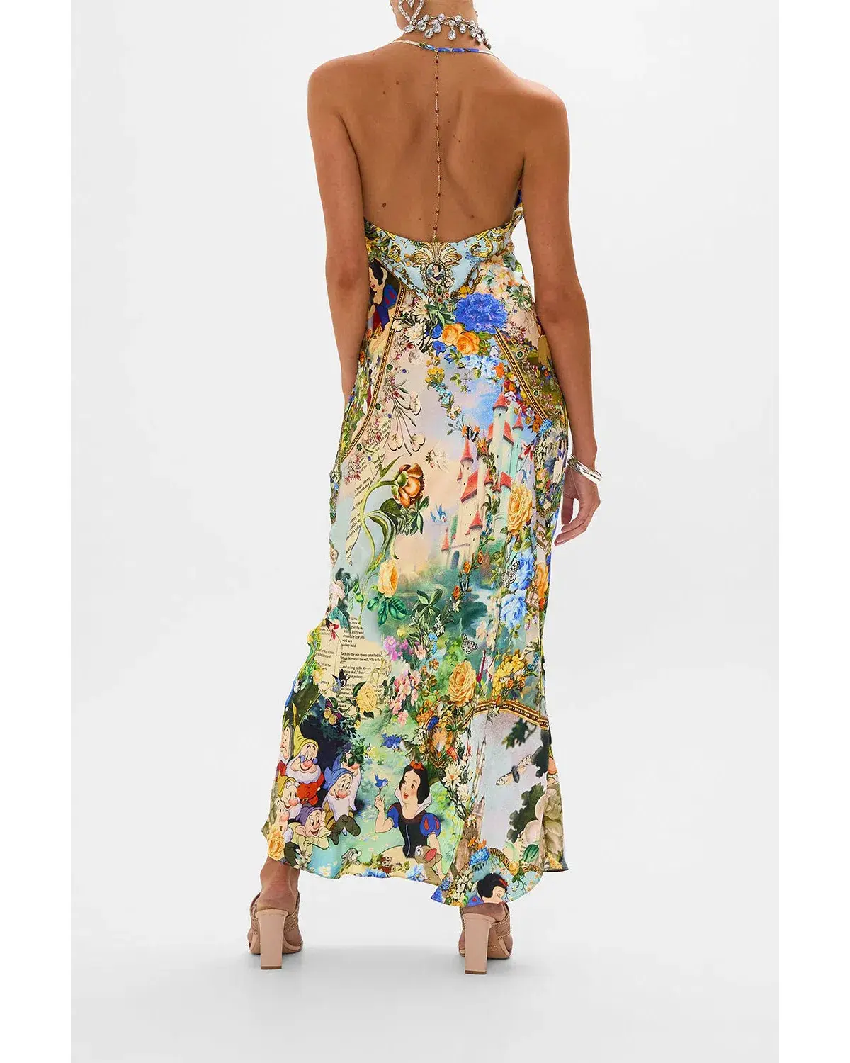 Camilla Chain Detail Slip Dress Multi Size 8 - Image 2