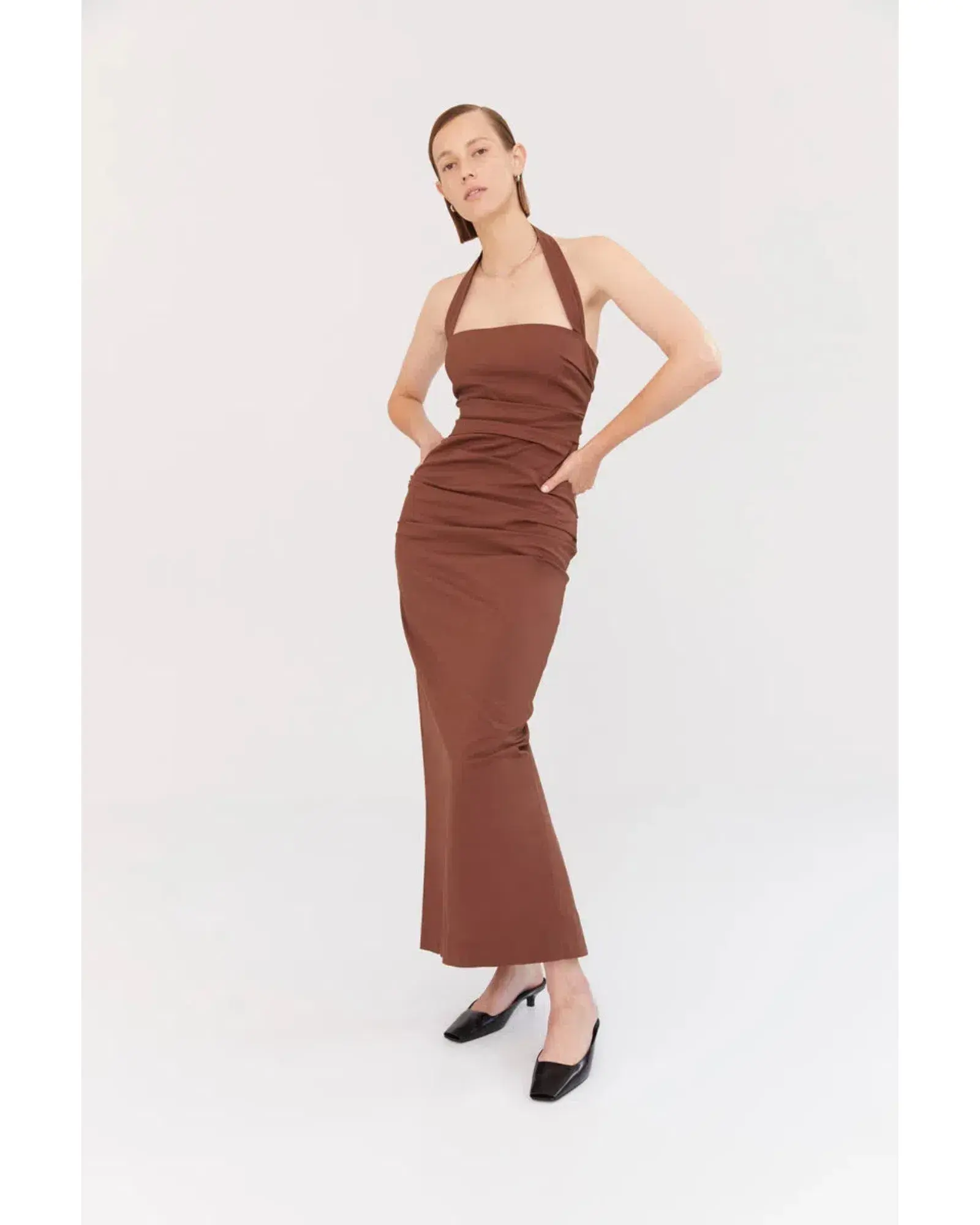 Sir the Label Nikki Gown Brown Size 2 / AU 10 - Image 1