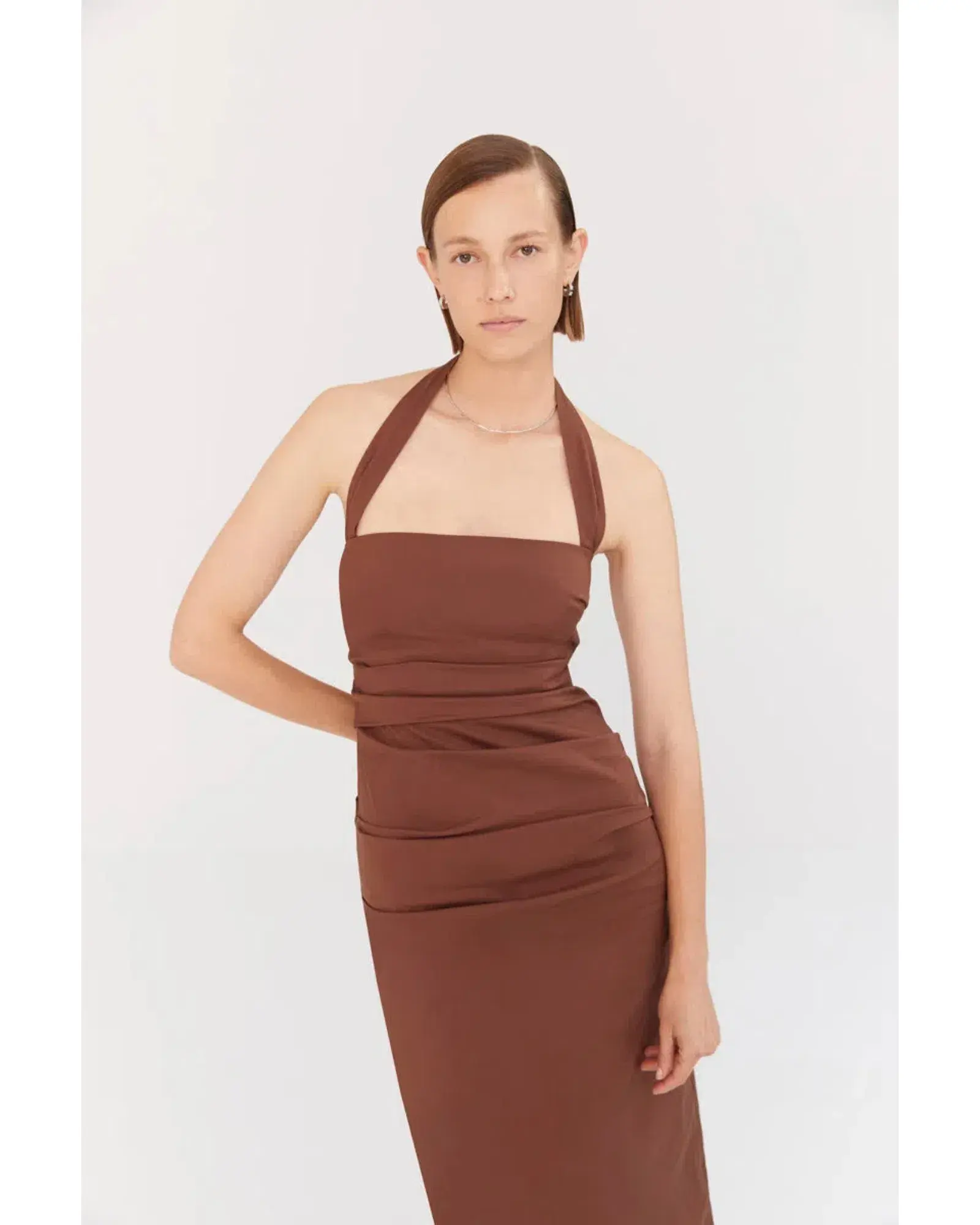 Sir the Label Nikki Gown Brown Size 2 / AU 10 - Image 2