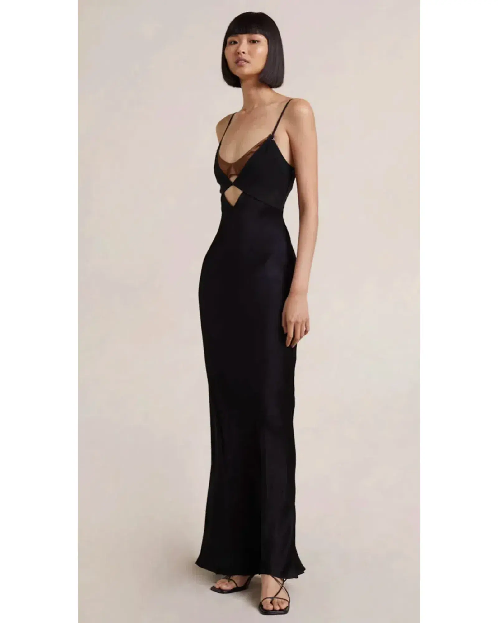 Bec & Bridge Heather Maxi Dress Black Size AU 8 - Image 2