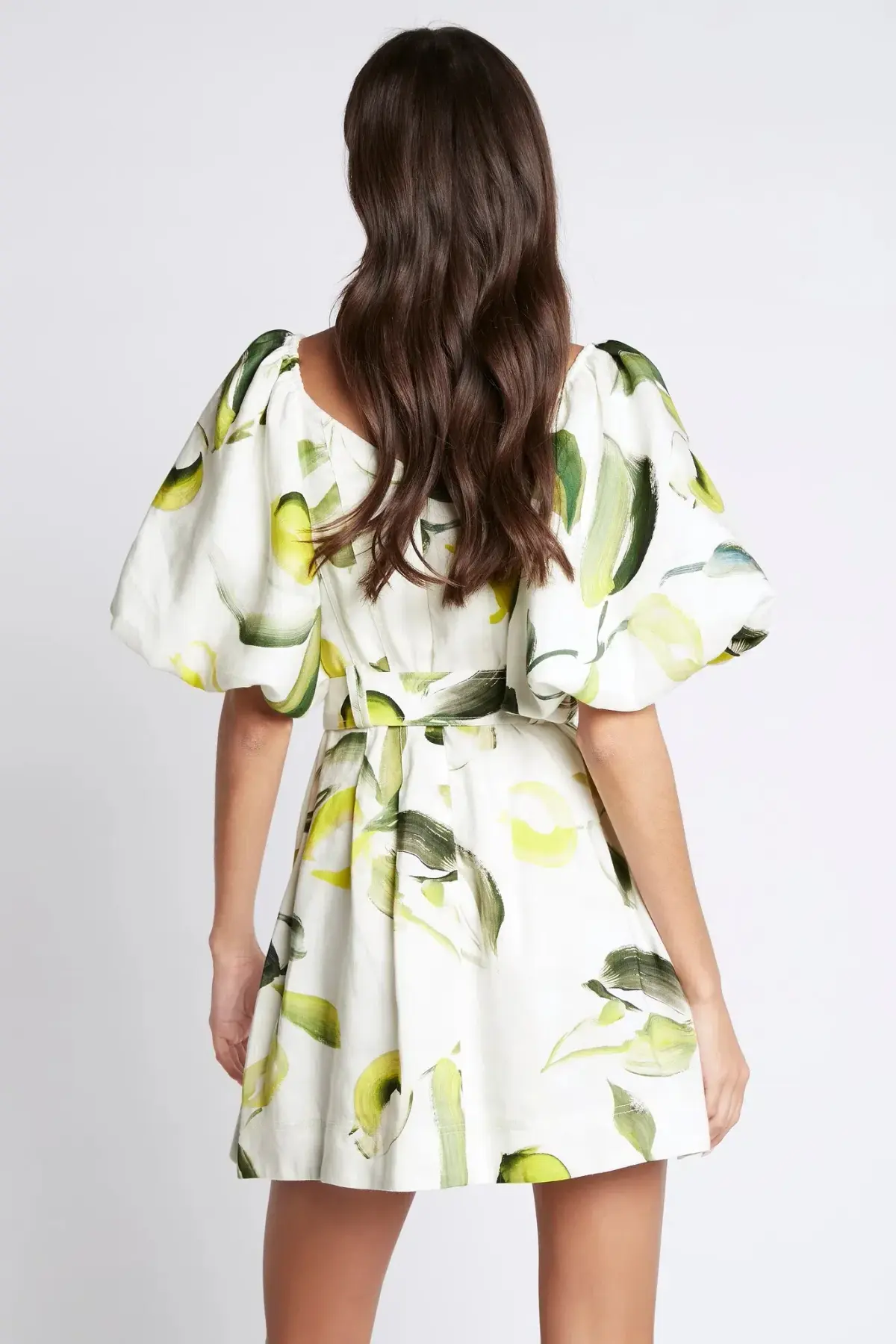 Aje Zest Mini Dress Tropical Lime Print Size 6 - Image 3
