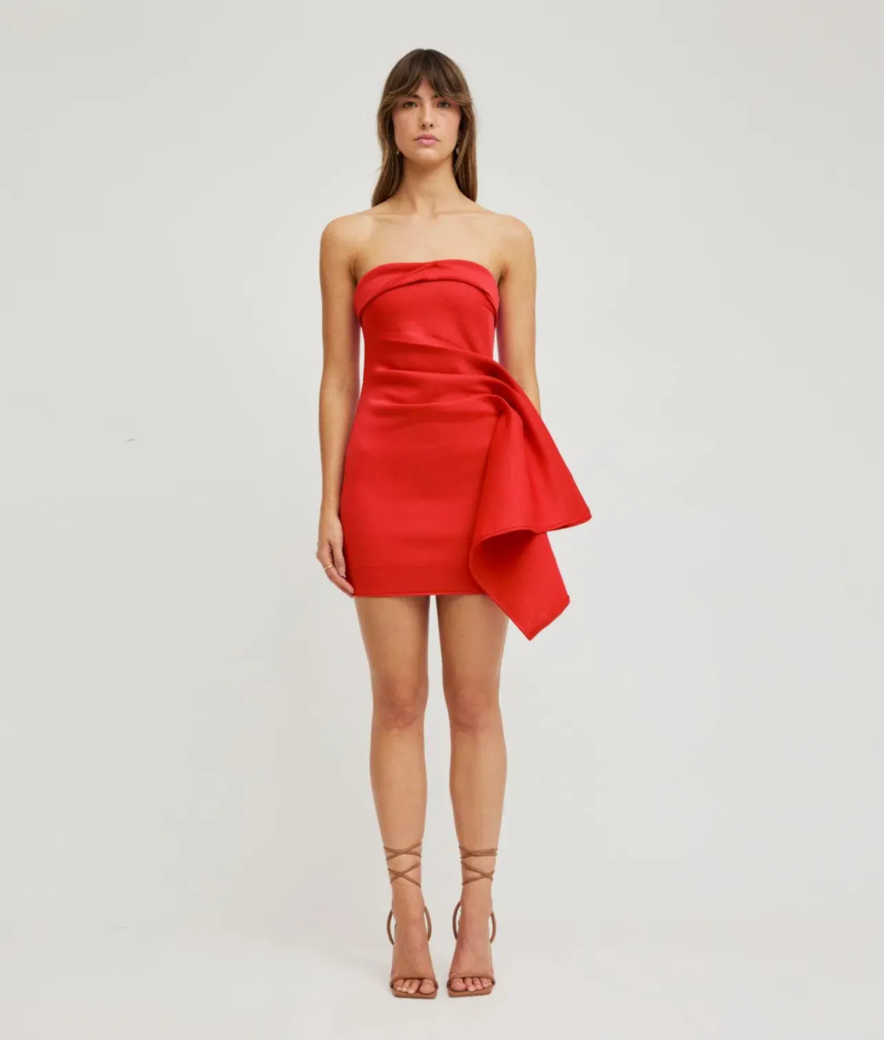 Tojha Nevie Mini Dress Red Size 6 - Image 4