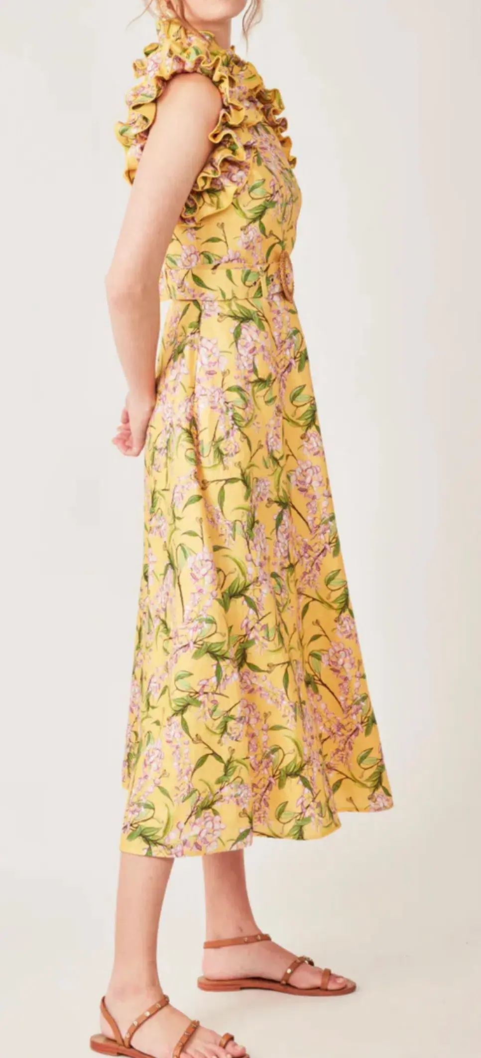 Torannce Sedgwick Midi Dress Floral Size 14 - Image 3