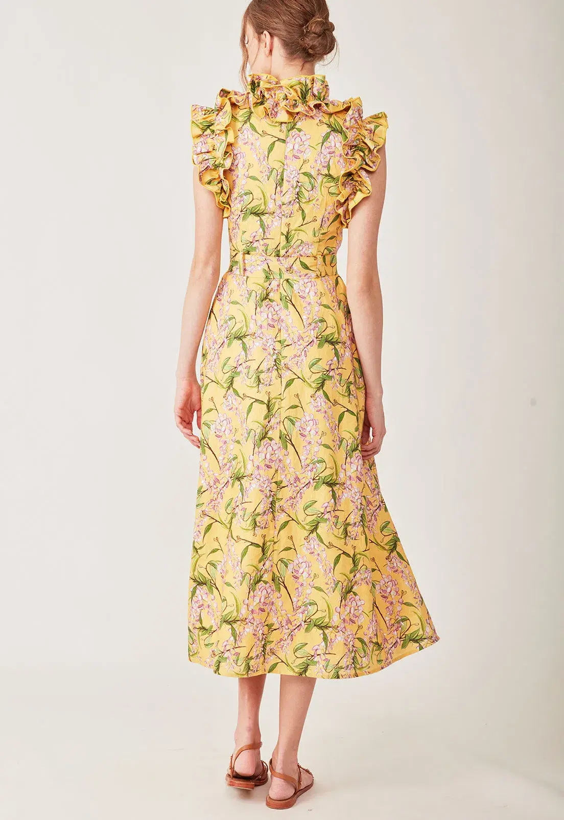 Torannce Sedgwick Midi Dress Floral Size 14 - Image 2