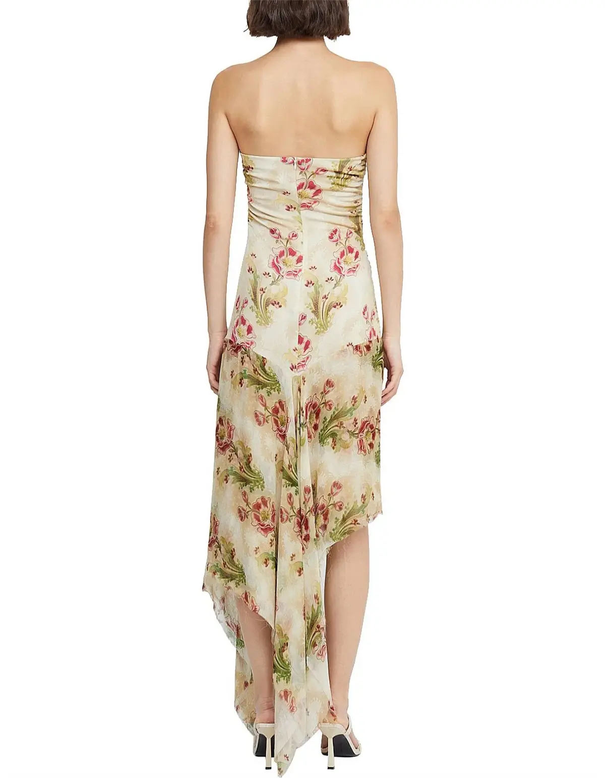 Bec & Bridge Monette Asym Strapless Maxi Dress Floral Size 6 - Image 2