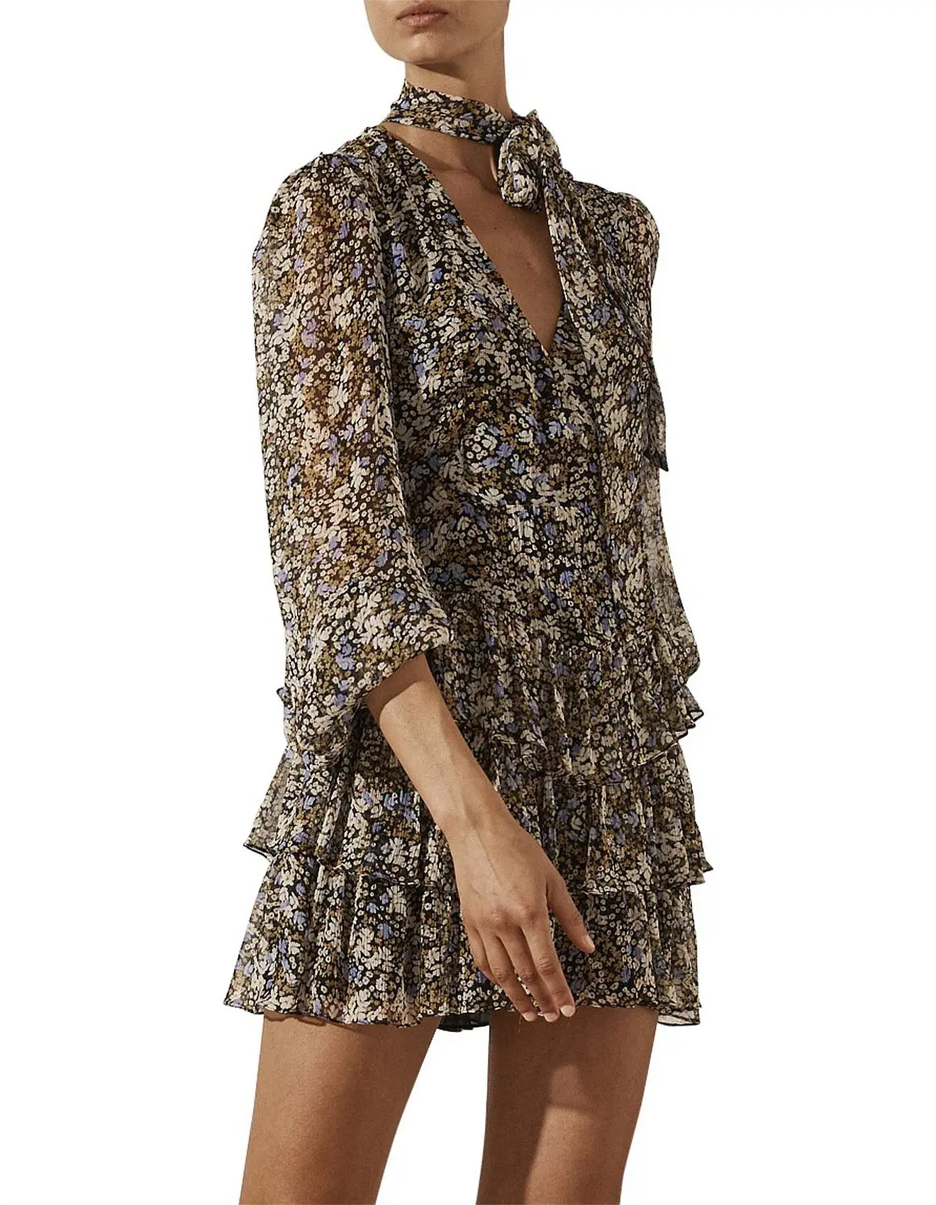 Shona Joy Valentina Dress Floral Size 6 - Image 4