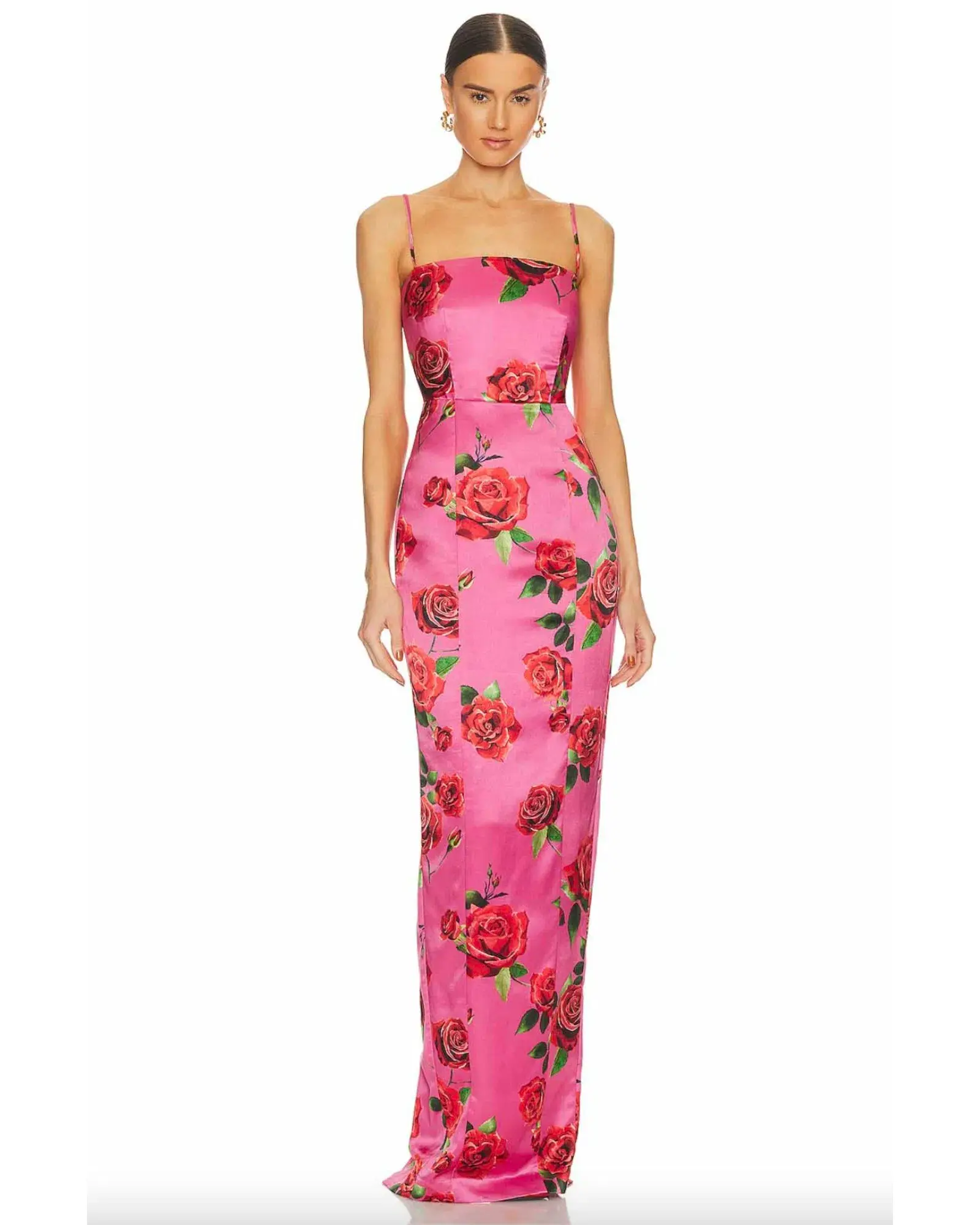 Sau Lee Sofia Dress Pink Floral Size AU 12 - Image 1