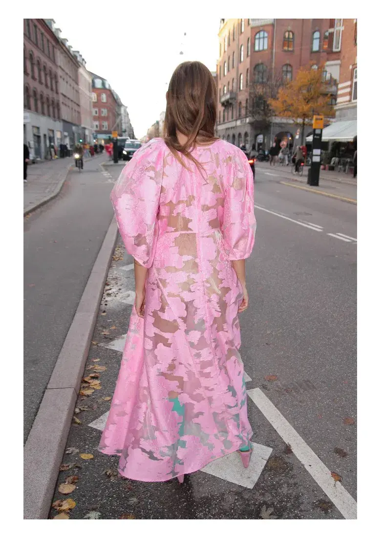 Mr. Larkin Lexi Organza Dress Pink Size 10 for rent on The Volte - main image