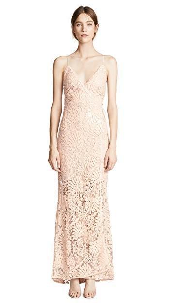 Maria Lucia Hohan Gown Pink/Nude Size 10 - Image 4