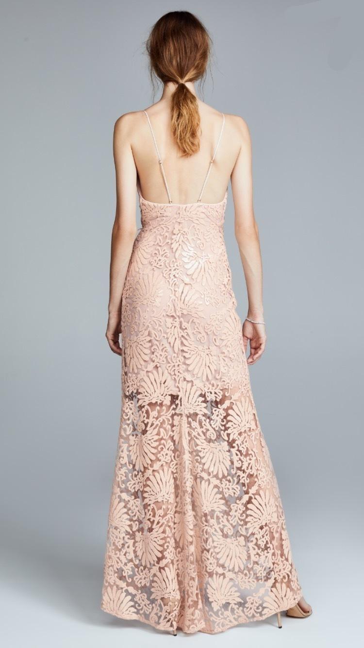 Maria Lucia Hohan Gown Pink/Nude Size 10 - Image 3