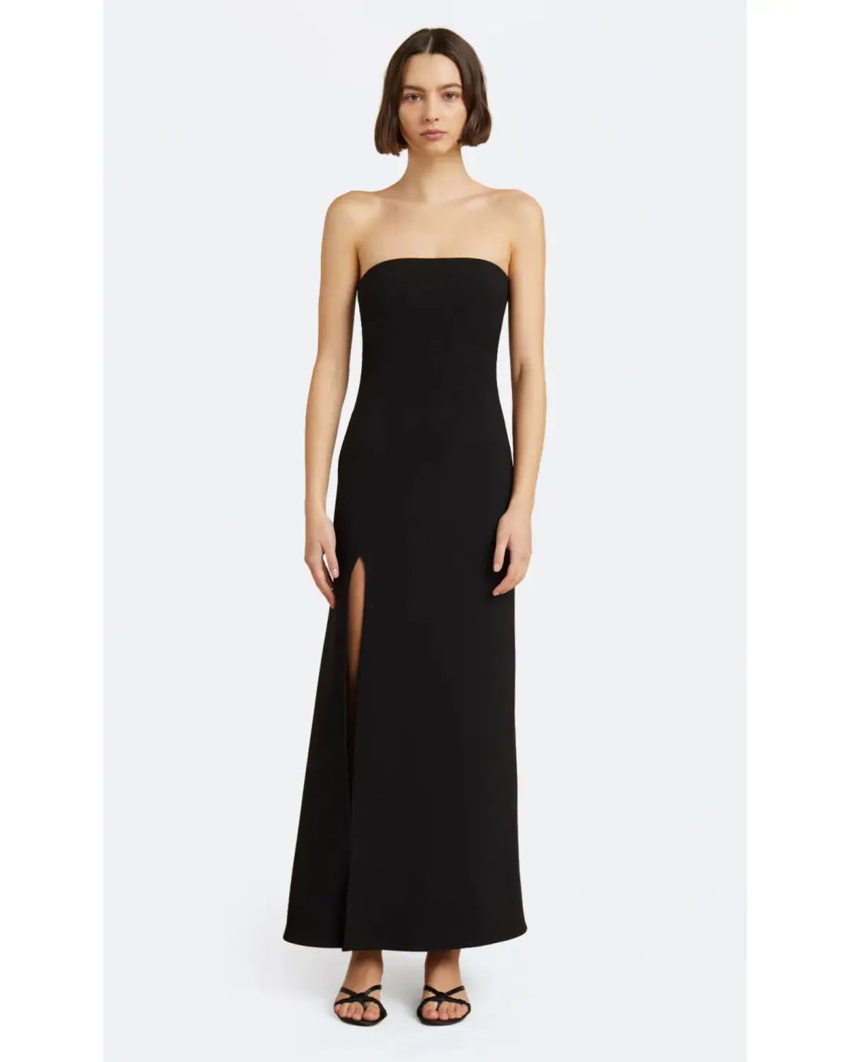 Bec & Bridge Ryan Strapless Dress Black Size AU 8 - Image 1