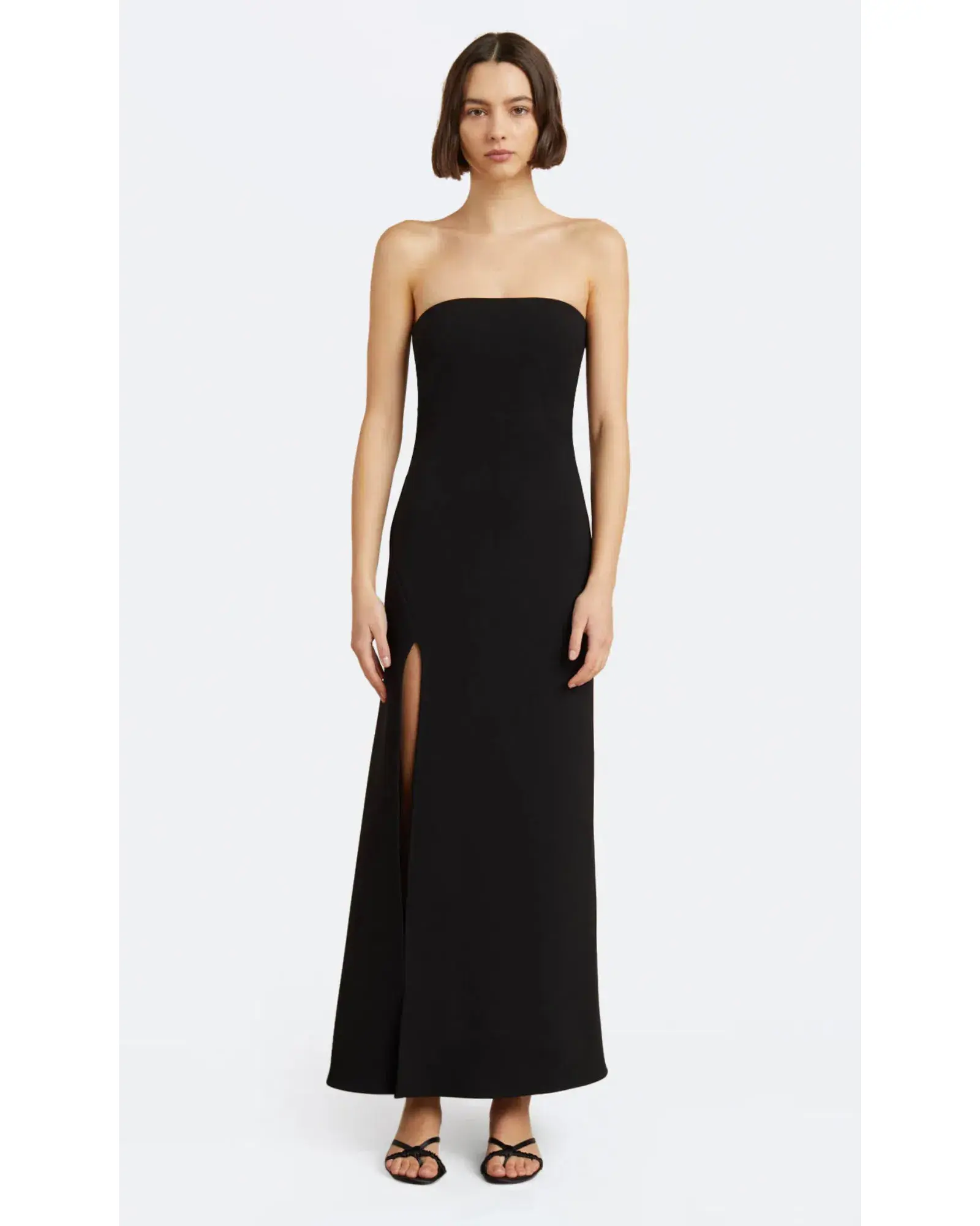 Bec & Bridge Ryan Strapless Dress Black Size AU 8 - Image 1