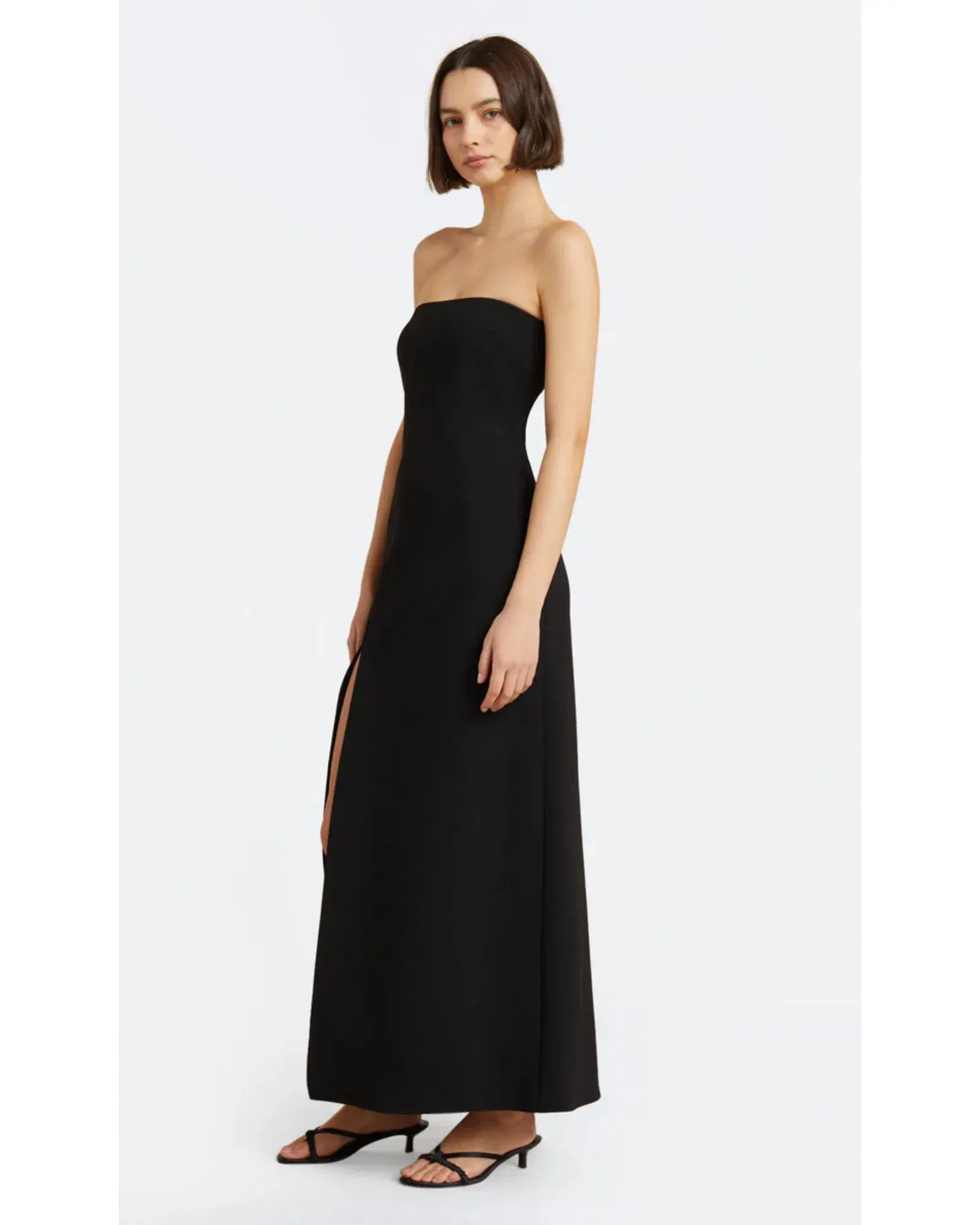 Bec & Bridge Ryan Strapless Dress Black Size AU 8 - Image 2