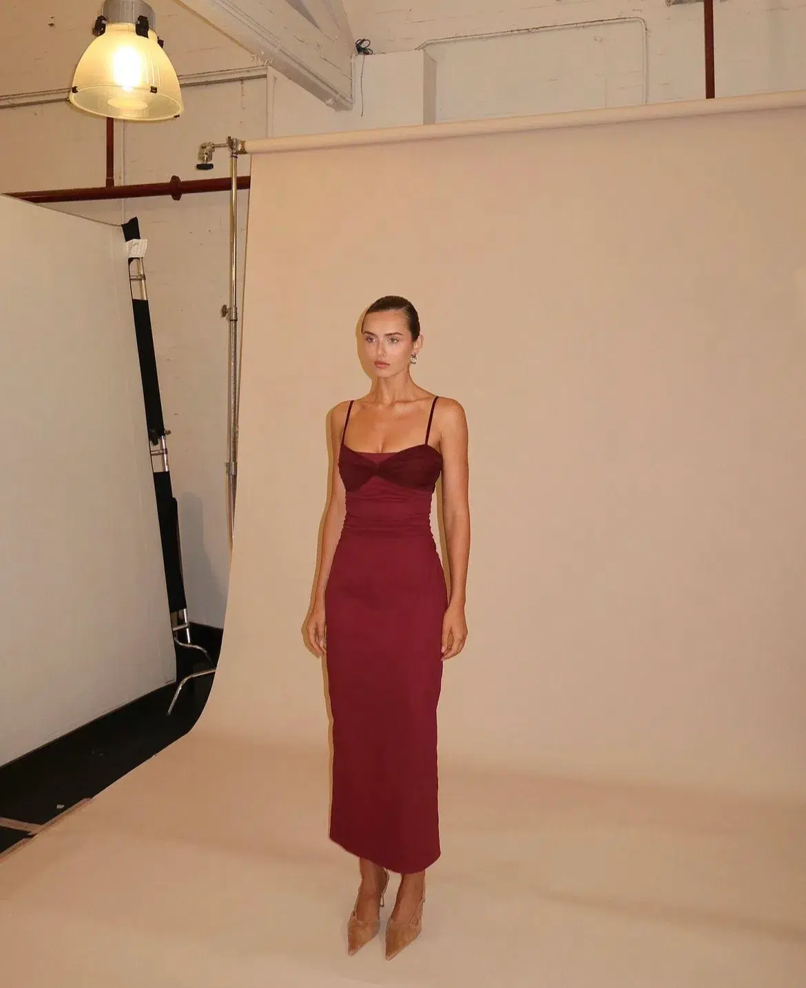 Kinsley Dress Wine - Image 2