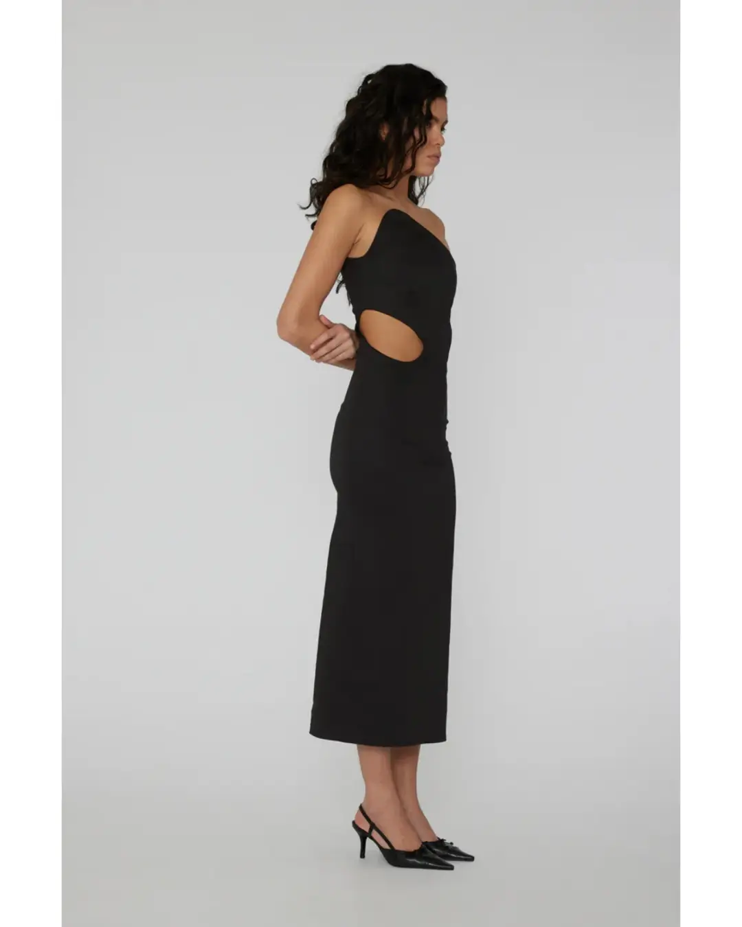Elaine Hersby Pippa Dress in Black Size S / AU 8 for rent on The Volte - main image