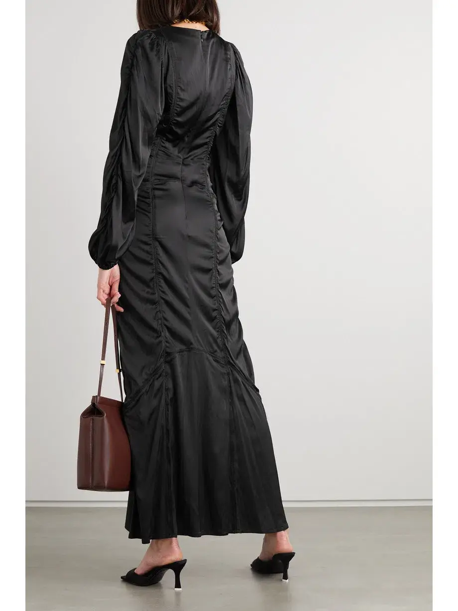 By Malene Birger's Ettienne Dress Black Size AU 14 - Image 2