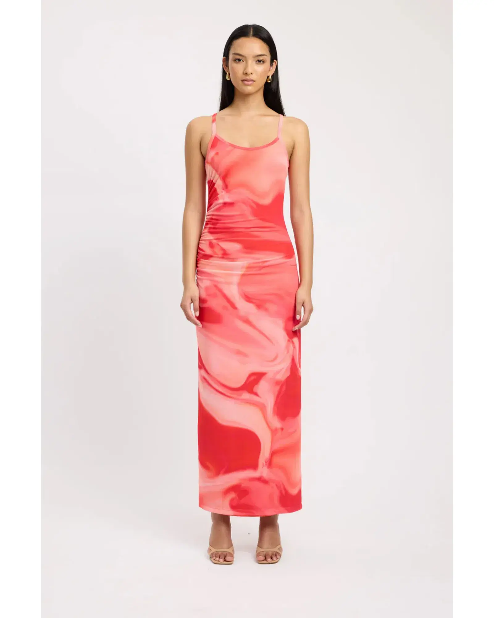 Kookai Haven Maxi Dress Strawberry Size AU 6 - Image 1
