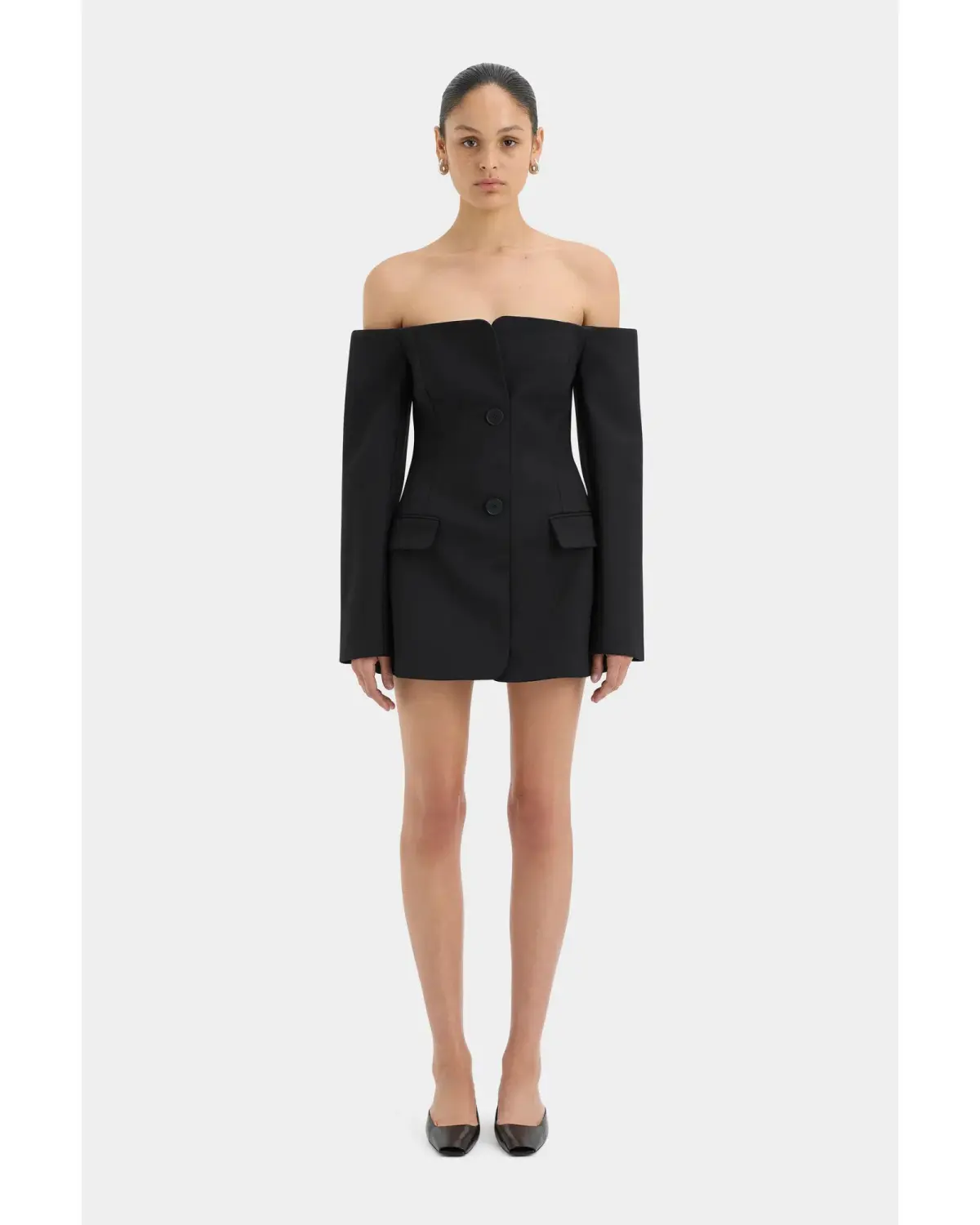 Sir The Label Sandrine Mini Dress Black Size AU 4-6 - Image 1