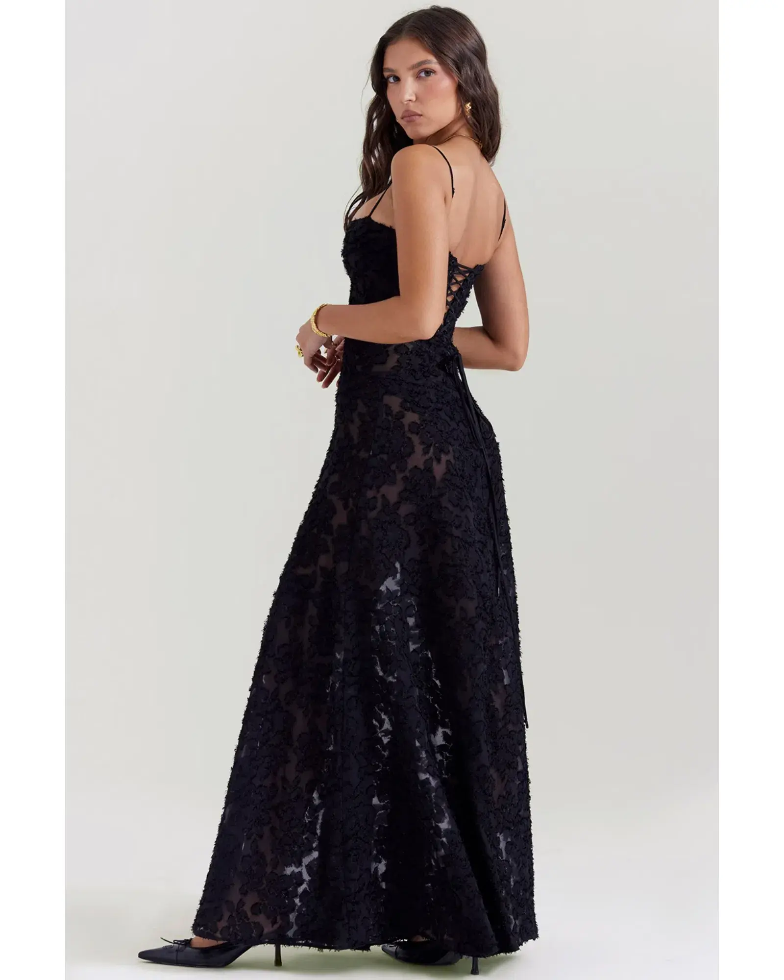 House Of CB Seren Maxi Dress in Black Size AU S / AU 8 - Image 3