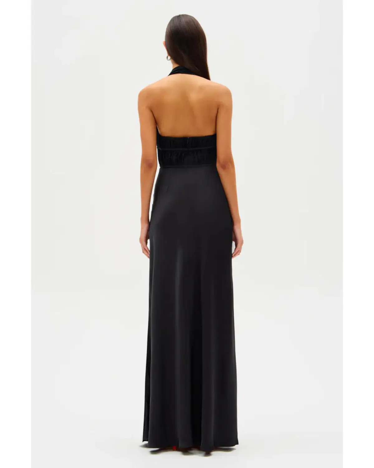 MISHA Celine Satin Maxi Dress Size 12/L - Image 2