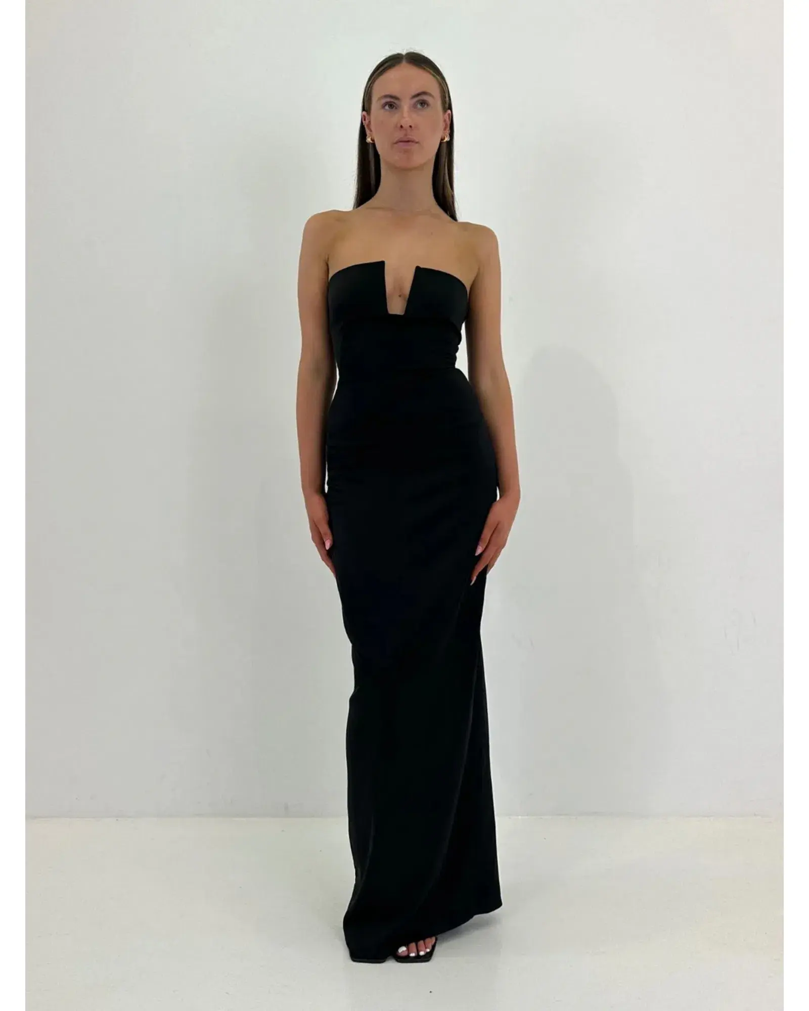 Natalie Rolt Cherie Gown Black Size 1 / AU 8 - Image 1