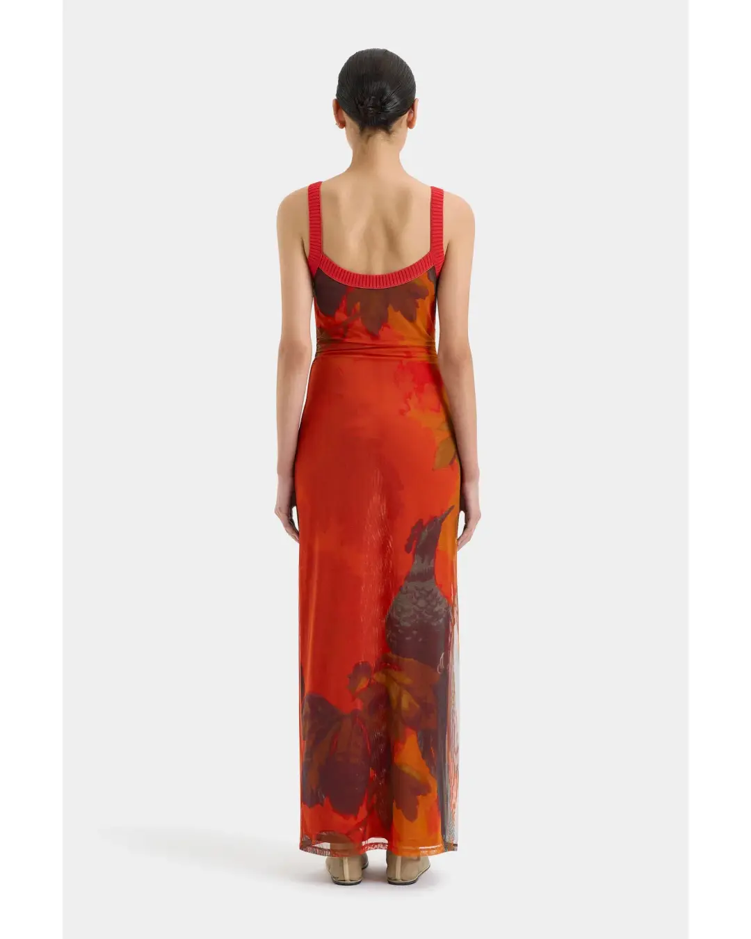Sir The Label Libertine Tank Midi Dress Wren Print Size 0 / AU 6  for rent on The Volte - main image