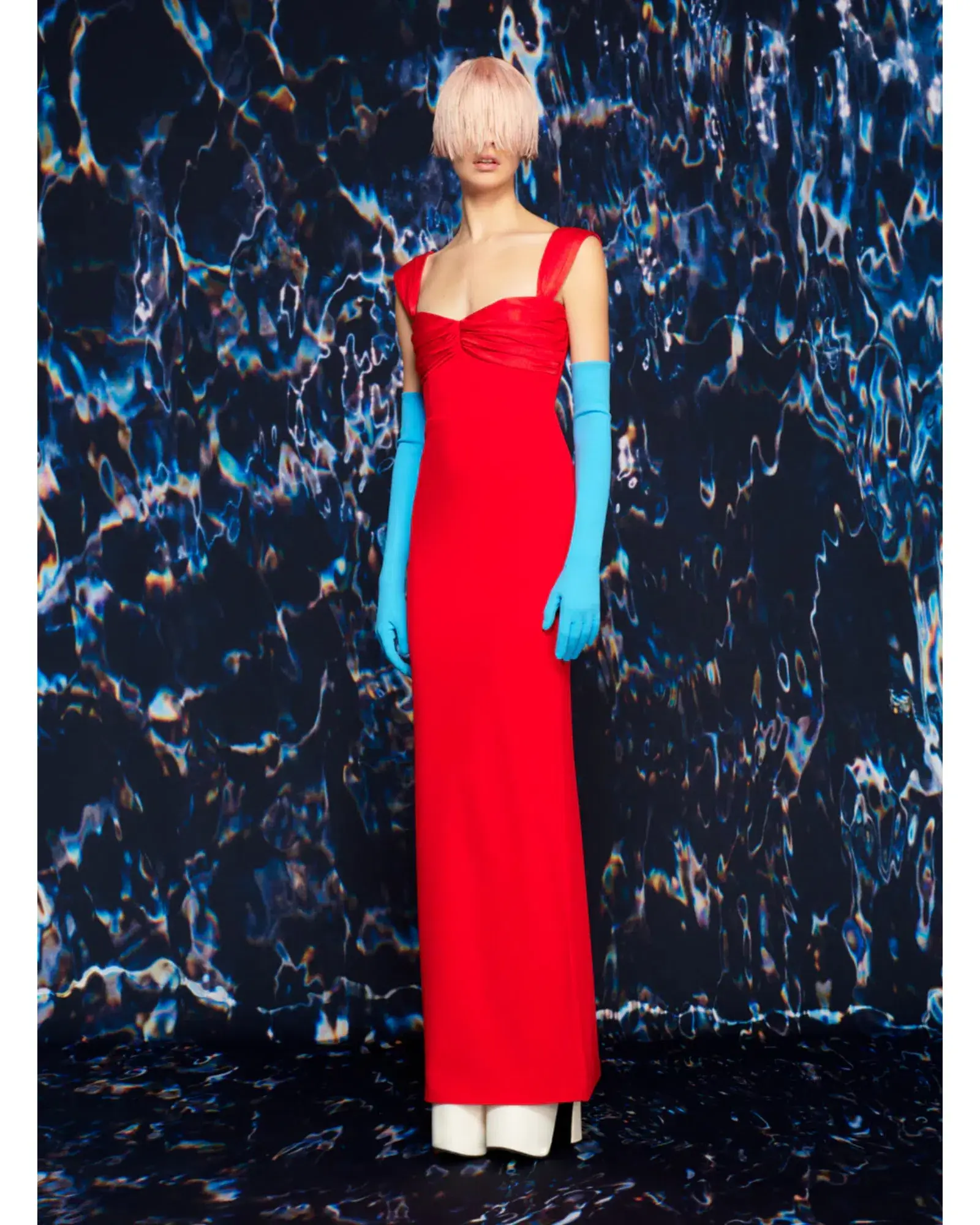 Solace London Calluna Maxi Dress in Red Size AU 4 - Image 1
