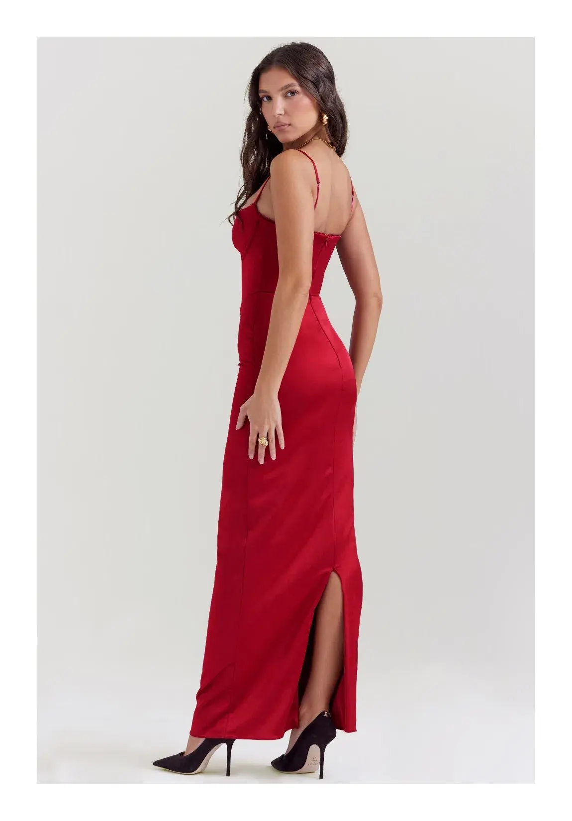 House of CB Stefania Dress Ruby Size S / AU 8 - Image 2