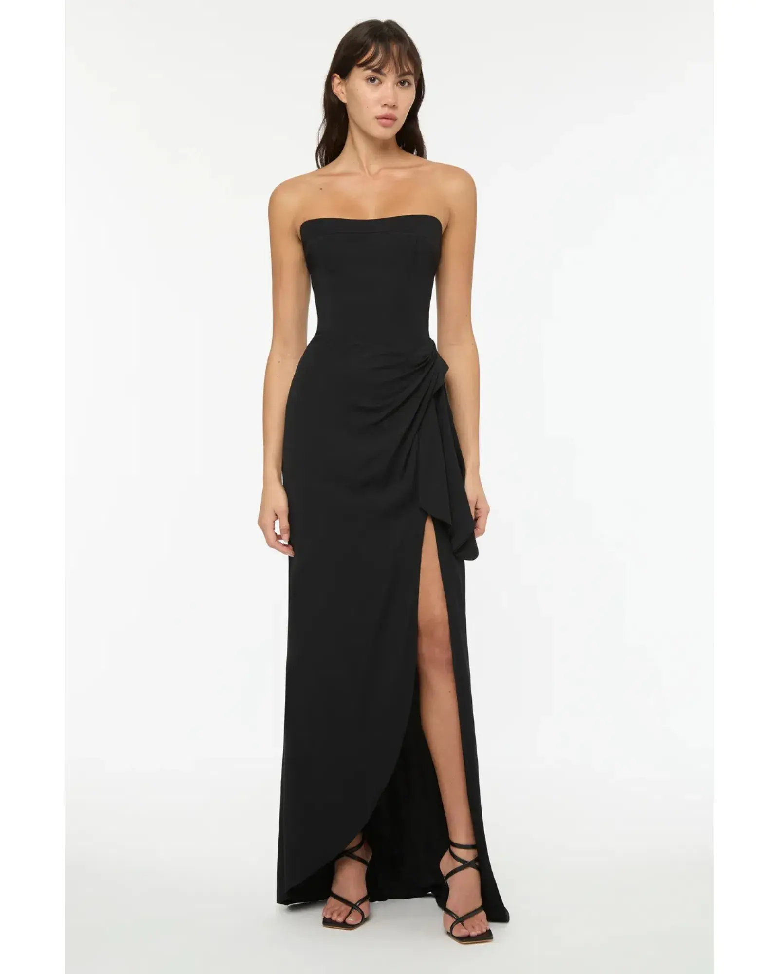Manning Cartell Asymmetrical Games Gown Black Size AU 6 - Image 1