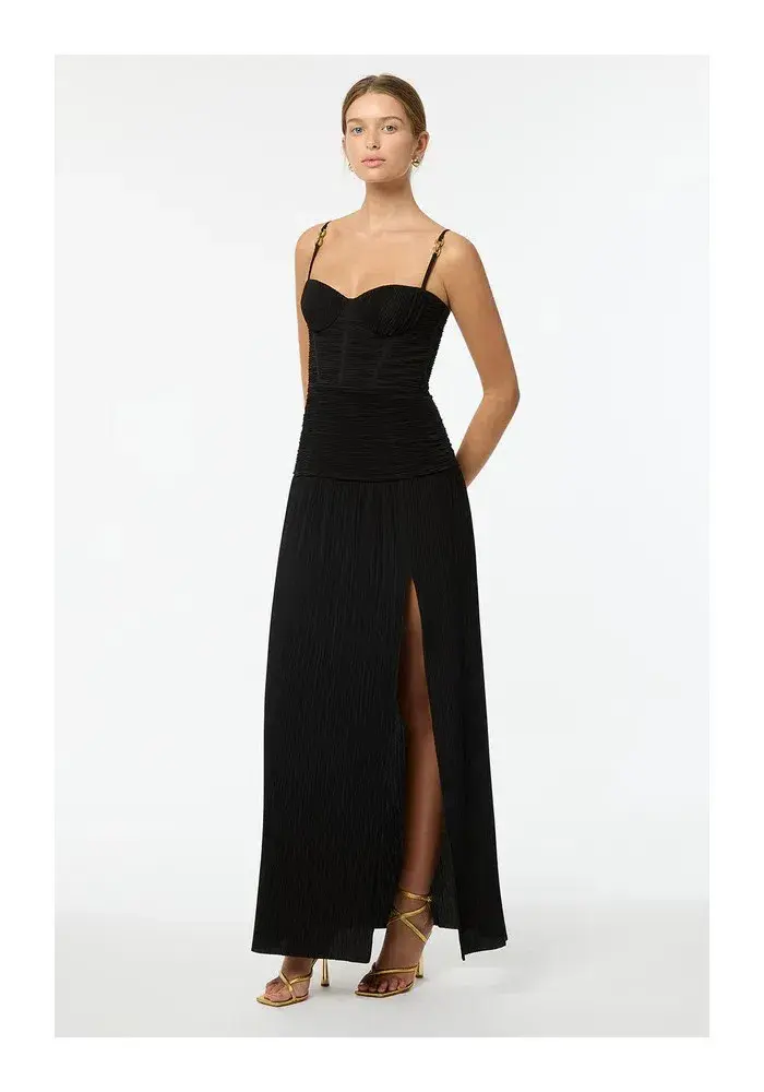 Manning Cartell Double Time Pleat Dress Black Size 6 - Image 2