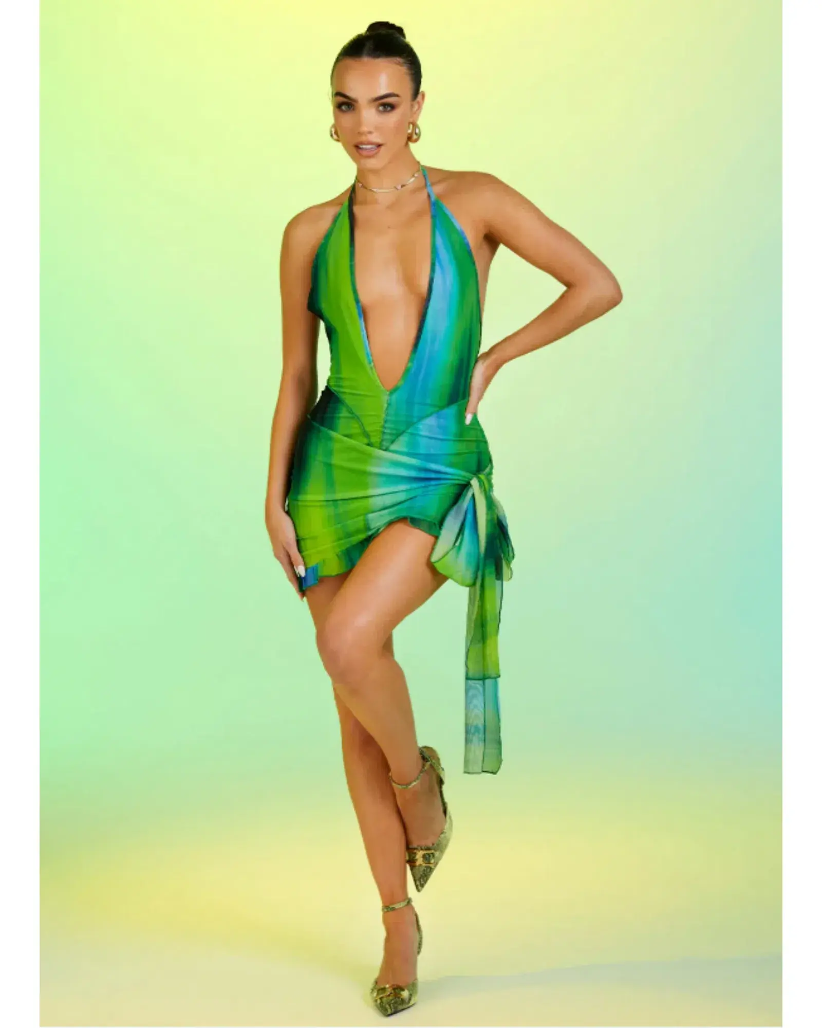 Murci Eden Mini Dress Multi Size 6 - Image 3